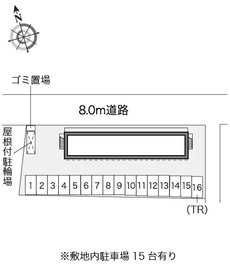 ★手数料０円★姫路市野里　月極駐車場（LP）